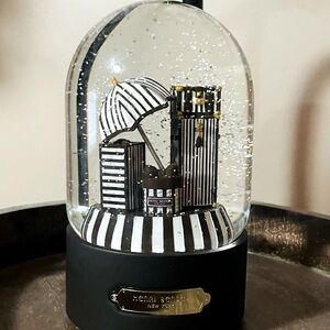 Vintage Henri Bendel Snow Globe Tune Swan Lake WATCH VIDEO ❤️ Excellent